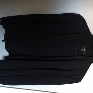 Thick black cardigan